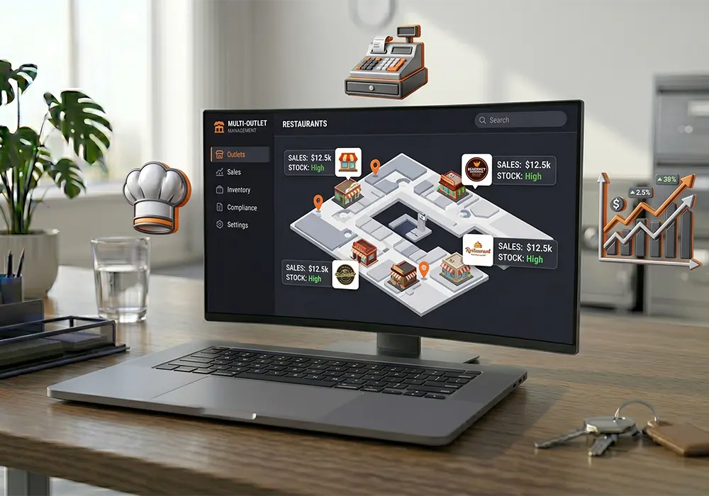 ZyRestora: Multi-Outlet Next-Gen Restaurant POS